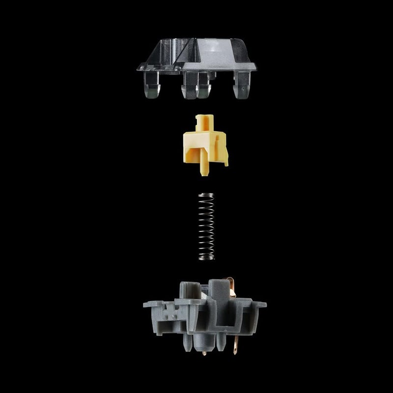 Drop Holy Panda X Mechanical Keyboard Switches - PCB Mount Quiet & Tactile Switches, Cherry MX Style, 65g, (35 PCS, 5-Pin), Black - Image 4